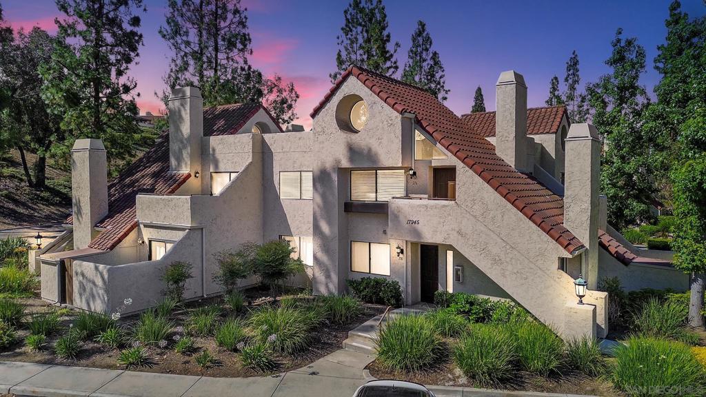 Welcome to this beautifully upgraded 1-bedroom, 1-bathroom top-floor condo in the sought-after Bernardo Pines community of Rancho Bernardo! Enjoy the peace of having no one above you, along with the added versatility of a bonus room—perfect as a home office, Peloton space, creative studio, or even a walk-in pantry or extra storage area. Step inside to discover brand new flooring, sleek stone countertops, and updated appliances that make this home move-in ready. The spacious living area flows seamlessly to a private balcony, ideal for morning coffee or evening unwinding. Tucked in a prime location close to freeways, shopping, and top-rated schools, this home offers both comfort and convenience. The Bernardo Pines community features resort-style amenities including two pools, tennis courts, fitness center, clubhouse, and lush green landscaping. Whether you're a first-time buyer, downsizing, or investing—this unit is a great opportunity.