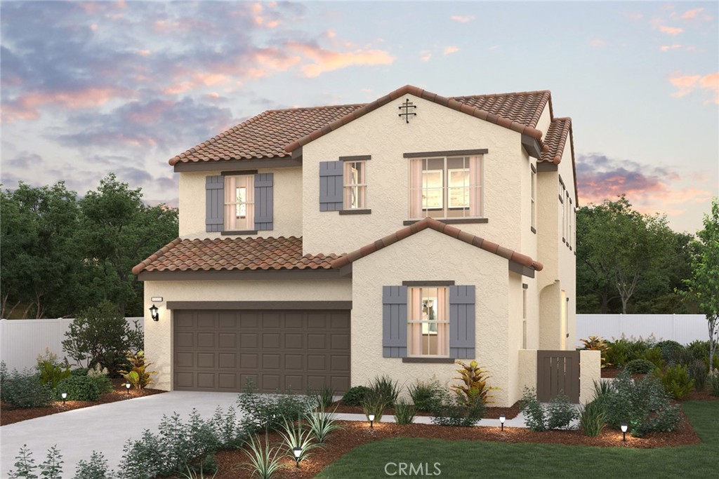 Discover the spacious and thoughtfully designed Plan Three floor plan, offering 2,518 sq. ft. of elegant living space at Highland Park, a new neighborhood by Century Communities in Highland, CA. This expansive home is perfect for modern living, with an open floor plan, formal dining room, and both downstairs and upstairs living spaces.
Key Features:
Bedrooms: 4
Bathrooms: 3
Square Feet: 2,523
Garage: 2-Car Attached
Builder Option Package: Prelude - Modern White Cabinets with Quartz Countertop in Kitchen, LVP flooring.
Main Level Comfort: The home opens with a welcoming entryway that leads to a downstairs bedroom and full bath—ideal for guests or multi-generational living. A formal dining room offers the perfect space for hosting gatherings, while a large great room flows seamlessly into the well-appointed kitchen with a center island.
Upstairs Retreat: The second floor features an inviting loft space, perfect for a media room or home office. The luxurious owner’s suite offers a private bath with dual vanities, a soaking tub, and a walk-in shower, alongside a spacious walk-in closet. Two additional bedrooms, a shared bath, and a conveniently located laundry room complete this level.
Location: Conveniently located near shopping centers, dining, and entertainment options, including the nearby Yaamava Resort.
This beautiful home combines comfort, style, and functionality, making it the perfect place to call home. Schedule your private tour today!