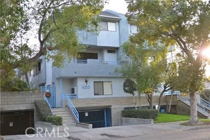 Large 2-bedroom 2 story townhouse apartments in 8-unit building. In-unit hookups for a washer & dryer or simply use the complex laundry room, your choice. Gated entry with controlled parking with 1 assigned parking space. Additional parking space may be leased for an additional $75 per month Located a short distance from downtown Glendale and the Americana. Easy access to all freeways making your commute in any direction semi-stress free. No Smoking & pets/animals are not allowed.