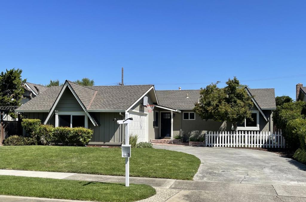 Welcome to this charming home located in West San Jose at the Cupertino, Saratoga border. From the moment you enter, you will immediately recognize this home provides comfortable, functional living spaces. The 3-bedroom, 2-bathroom home spans 1,357 sq ft situated on a large 6,180 sq ft lot. The remodeled, eat-in kitchen is well-equipped with modern amenities including expansive countertops, built-in oven, microwave, dishwasher, & refrigerator. The island with a modern hood over the induction cooktop is perfect for culinary enthusiasts. The home boasts exposed hardwood floors, carpeted bedrooms, and tile baths. The bright living room features easy access to the backyard patio as well as a gas insert fireplace, adding warmth and ambiance to your gatherings. Additional amenities include central AC, central forced air gas heating, an electric vehicle hookup, and a Nest thermostat for your comfortable living experience. All bedrooms include built-in closet organizers and remote-controlled ceiling fans. And both bathrooms have been remodeled, and the primary bathroom was expanded. The home is serviced by sought after schools including Dilworth Elementary, Miller Middle, and Lynbrook High. Parks, trails, restaurants, entertainment, & major employers all nearby.