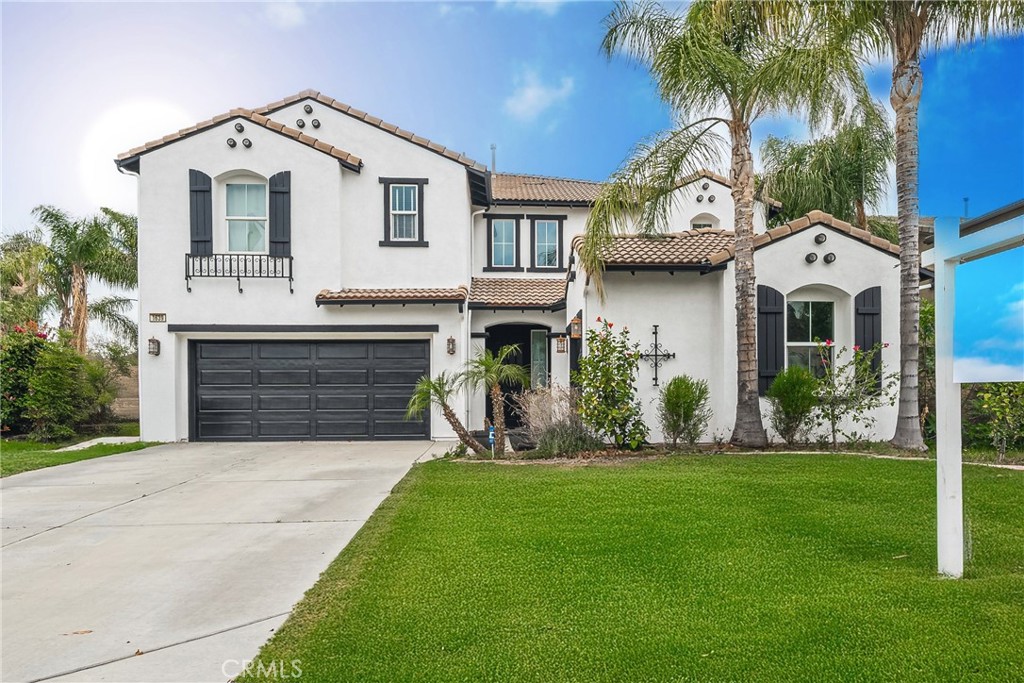 Welcome to Tivoli St! Step into ELEGANT & LUXURY living in the heart of North Redlands! WITH PAID OFF SOLAR PANELS! This stunning residence showcases one of the largest floor plans in the community, offering over 4,000+ square feet of beautifully designed space. With 5 spacious bedrooms and 3 full baths, there's room for everyone — including a convenient downstairs bedroom and full bath, perfect for guests or multigenerational living. HIGHLY UPGRADED, TILE FLOORING all throughout first floor, laminate on second floor. The gourmet kitchen is a chef’s dream, featuring gorgeous countertops, a butler’s pantry, and an open layout that flows seamlessly into the expansive family room with a cozy, elegant fireplace — ideal for relaxing or entertaining. Upstairs, you'll fall in love with the luxurious master suite, complete with dual walk-in closets and a spa-like feel. A generously sized loft offers the perfect flex space for a game room, office, or second living area. Outside, enjoy a private, spacious backyard, perfect for entertaining under the stars. With plenty of parking and a 3-car split garage, this home truly has it all. Private park for neighborhood is fantastic for family with kids, Come explore this incredible home and discover why this North Redlands neighborhood is so easy to fall in love with!