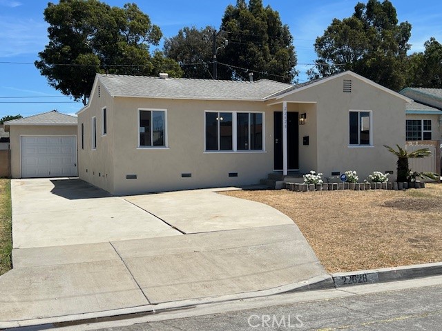 !!!!! MUST SEE !!!!! ***** COMPLETELY REMODELED, TURNKEY HOME FOR IMMEDIATE OCCUPANCY IN HIGHLY DESIRABLE, SAFE, QUIET and FRIENDLY NEIGHBORHOOD IN THE CITY OF TORRANCE, CALIFORNIA *****. Stunning Detached Home, Open Floor Plan Featuring: 3 Bed, 1 Bath, 1 Car Garage (Detached) + 4 Driveway Parking with Fresh Paint (In & Out), New Laminated Floor Throughout, Tile Floor (Kitchen & Bath Room). Light & Bright Living Room with Cathedral Ceiling, Recessed Lighting, New Fan with Light. Upgraded Family Room with Back Yard View. Brand New Kitchen with Classic Cabinets, Recessed Lighting, New Appliances (Gas Range, Hood, Dishwasher), Likable Quartz Counter Tops. Dinning Area with Attractive Chandelier. New Bath Room with Vanity, Mirror, Lighting, Toilet, Bath Tub + Shower. All 3 Bedrooms with New Doors, Fans with Light. Brick Wall Fence all Around the House, New Wooden & Iron Side Gates Installed for Privacy. Large Private Backyard with Partial Patio Cover to Enjoy BBQ during Family Members / Friends Gathering. Laundry (New Washer/Dryer Hook-up, Gas Connection, Large Sink) in Back Patio. Located Walking Distance to Schools, Shops, Grocery Stores, Restaurants, Hospital and Easy Access to FWYs (I-110, I-405 & I-91).