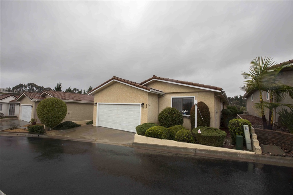 Rare opportunity to own in one of North Counties top 55+ communities. Come home to this quaint 2 bedroom with a bonus room to use for your hearts desire. Upgraded kitchen and master bath with walk in shower. Beautiful skylight makes this place bright and cheery. Bonus room allows for great added space that looks out on to back patio. Trex decking on side of home. Back patio overlooks canyon and greenery. Perfect place to relax and enjoy the stunning California weather. Neighborhoods: San Marcos Complex Features: ,,,,, Equipment: Dryer,Garage Door Opener, Range/Oven, Washer Other Fees: 0 Sewer: Sewer Connected Topography: LL