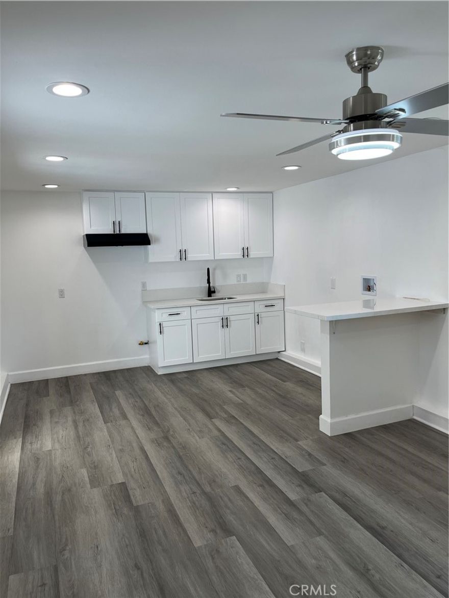 Beautifully Remodeled 1 Bedroom ADU Near CSUN!

Tucked away on a quiet and peaceful street, this fully private and secluded 1 bedroom, 1 bathroom home has it all! Featuring new flooring throughout, recessed lighting, and all new ceiling fans, fixtures, and hardware. The remodeled kitchen showcases quartz countertops, custom cabinetry, and brand-new appliances. Enjoy a spacious primary bedroom with a private patio — perfect for relaxing or entertaining. The large bathroom has been completely remodeled with modern finishes. Additional highlights include new windows and shades, in-unit laundry, and a new A/C and heating system. Conveniently located close to CSUN, top-rated schools, shopping, restaurants, and banks. This one won’t last — a must see!