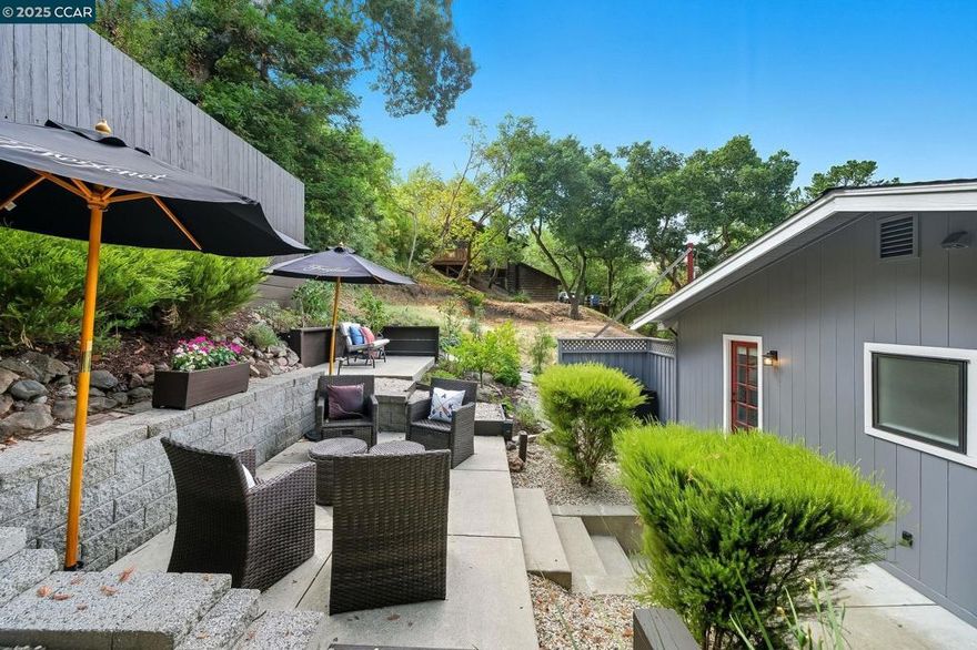 Downtown Convenience Meets Modern Living.  City style blends seamlessly with small-town charm in this beautifully updated 3-bedroom, 2-bath home featuring an open-concept layout and a dedicated office. This prime location is just a short walk to Downtown Orinda’s shops, Peet’s Coffee, restaurants, BART, and Highway 24. This home offers unmatched convenience and a stress-free commute.  The gourmet kitchen boasts high-end finishes and flows effortlessly into the dining area and living room. Complete with vaulted ceilings and a balcony, it’s the perfect spot for morning coffee or an evening glass of wine.  The primary suite and sunlit upstairs bedroom open directly to a private, manicured backyard ideal for alfresco dining or stargazing. The versatile lower-level suite features a fireplace and sitting area, offering a cozy retreat, guest quarters, or a flexible bonus space.  Located within the award-winning Orinda school district, this home delivers the best of both worlds: the vibrancy of city living and the serenity of a suburban setting.  Stylish. Flexible. Exceptionally located. Welcome to your Orinda lifestyle.