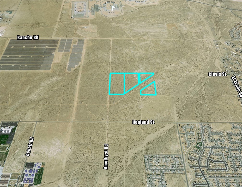 47.94 acres of Industrial Land in the City of Victorville. Zoned IPDT (Industrial Park), this property provides an opportunity for larger scale Industrial Development. Short distance access to both Hwy 395 and I-15 grant a preferable location, and utilities are located about 1/4 mile south on Hopland. With major industrial development currently underway in Hesperia, Victorville, Adelanto and Apple Valley, this property provides an affordable Industrial land opportunity at just $1/sf.