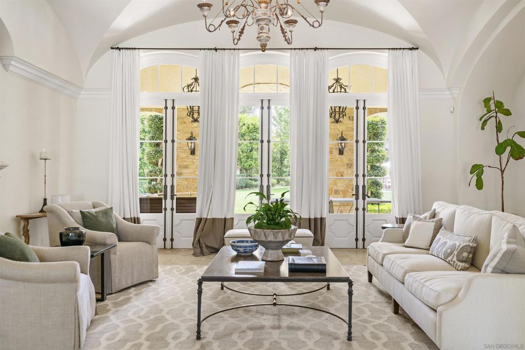 Stunning 6 bedroom European villa in the exclusive community of Fairbanks Ranch.