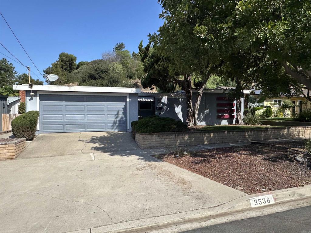 Investor Opportunity! Single-story home with endless potential in a prime location near Mesa College. Featuring 3 bedrooms, 2.5 bathrooms, with the option to convert back to a 4-bedroom layout, this property is a true blank canvas ready for your vision. The home offers a spacious yard with plenty of room to create your dream outdoor space with ADU potential, plus a 2-car garage. Whether you’re looking to renovate, expand, or simply customize, this property is being sold “as is” and presents an incredible opportunity for investors or buyers seeking a project. Conveniently located near schools, shopping, dining, and freeways.