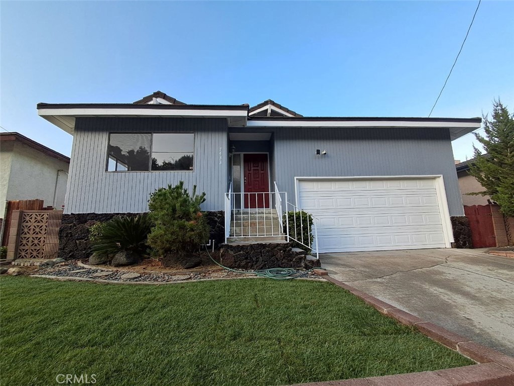 This rare 5-bedroom Mid-Century Modern home features new flooring and fresh paint throughout, a large kitchen, spacious bedrooms with big closets, a generous family room, and a formal dining room. It also boasts a large basement, where an additional bathroom and possibly another room could be added, offering plenty of potential for customization. Nestled in a quiet neighborhood at the end of a cul-de-sac, this home includes a backyard basketball court, a large patio deck, and ample space to explore and enjoy family activities.
