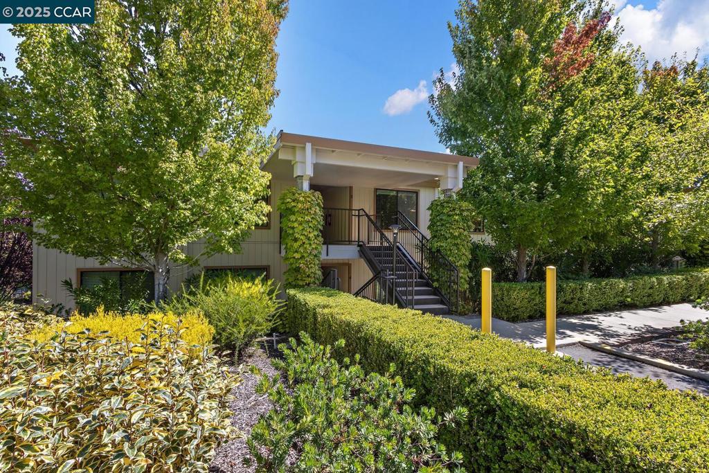 Rare coop in Rossmoor built in 2013! This charming Sequoia model is situated in a building that is almost 50 years newer than the other coops in the community. Situated in a small, private entry this lovely two bedroom, one bathroom upstairs unit is cute as a button and ready for you to move right in and make it your own. Plenty of desirable features like smooth ceilings, fire sprinklers, dual-pane windows and sliders, and more. The Kitchen has modern cabinetry with corner storage solutions and all-white appliances. The Bathroom has a stall shower, built-in cabinetry, and a full-size washer/dryer for your convenience. Lots of available storage with a large storage closet in the carport and added storage cabinet on the balcony. Enjoy our great weather from the large private balcony with tree and hill views.