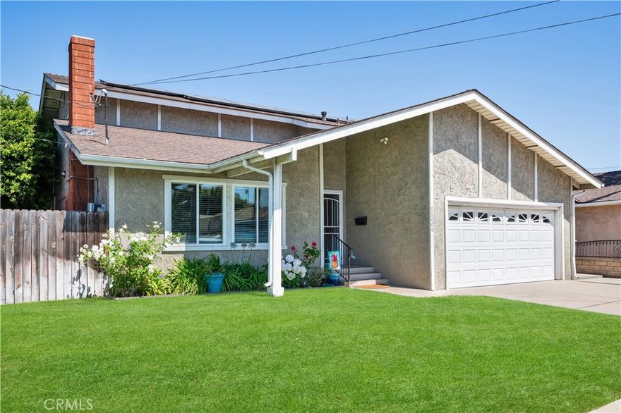 BACK ON MARKET – NO FAULT OF THE HOME! Someone else’s loss is your opportunity! Welcome to 25006 Eshelman Avenue in the quiet city of Lomita, just blocks from Palos Verdes.



This spacious residence offers OWNED SOLAR with a whole-house battery included, plus a VA assumable loan at an incredible 2.25% (terms apply—ask for details).



Step inside and discover a beautifully remodeled interior featuring fresh paint, luxury vinyl plank flooring, and plush carpet in the bedrooms. The first floor boasts a large living room with a stone fireplace and modern mantel (pre-wired for a flat-panel TV), open to the dining area and adjacent kitchen. The kitchen shines with granite countertops, stainless steel appliances, and warm shaker cabinetry, and flows into a versatile flex space—perfect as a formal dining room, second living room, or playroom.



Upstairs, you’ll find three bedrooms, including a generous primary suite, while a convenient first-floor bedroom and full bath make multigenerational living easy. In total: 4 bedrooms and 3 full bathrooms.



Enjoy Southern California living in the backyard, designed for entertaining with a sparkling pool and plenty of space for summer BBQs and gatherings. Additional upgrades include dual-pane windows and a decorative front entry with a security screen door. The full solar system will transfer to the new buyer free and clear.



Special homes like this don’t come around often—don’t miss your chance to make it yours!