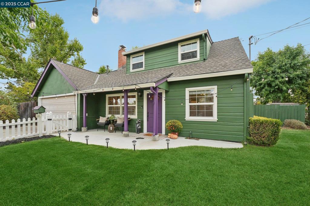 Beautifully updated over the years 4 beds, 2 baths Cape Cod style home offers a thoughtfully designed layout with two bedrooms and a full bath on the main level, and two additional bedrooms plus another full bath upstairs. NEW ROOF and NEW INSULATION. Unique to this property is the dual RV/ADU access option, offering flexibility for future expansion. Freshly painted inside and out, the home showcases timeless architectural details alongside modern upgrades. The gourmet kitchen features rich cherry wood cabinets, granite countertops, and SS appliances. Throughout the home, you’ll find luxury vinyl plank flooring, ceiling lights, and fans in the bedrooms for comfort. The cozy downstairs living room is highlighted by a wood-burning fireplace and recessed lighting. Step outside to enjoy an oversized front yard with lush lawn, charming picket fencing, and a spacious concrete patio in the backyard — perfect for entertaining. For year-round comfort, the home is equipped with central A/C and central heating. The full-size driveway and attached 2-car garage provide ample parking, plus there is abundant street parking available. Nestled on a quiet, non-through court in a desirable neighborhood. Walking distance to bus stops on Treat Blvd & Clayton Rd. Close to shopping, trails & parks.