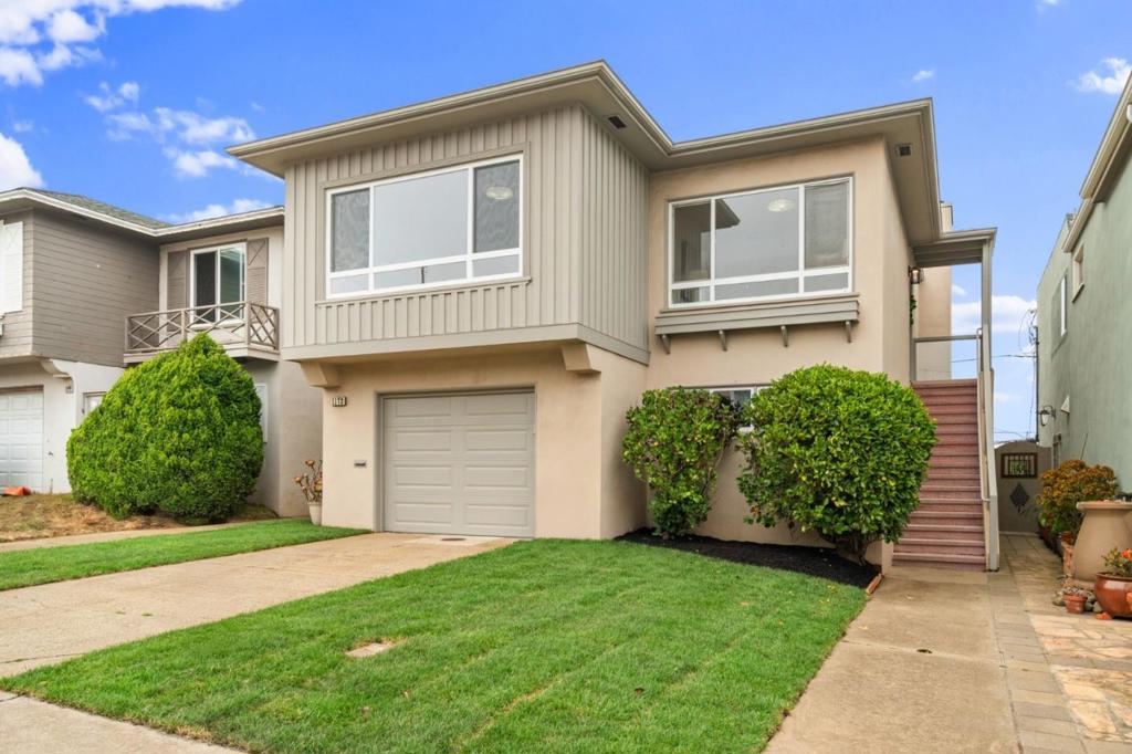 Ocean Views, Timeless Charm, and Endless Potential in Westlake Highlands Nestled in the sought-after Westlake Highlands neighborhood of Daly City, this charming Henry Doelger home offers breathtaking views of the Pacific Ocean, Sutro Tower, Downtown San Francisco and the tip of the Golden Gate Bridge. With classic character, thoughtful updates, and room to expand, this is a rare opportunity in a prime coastal location. The main level features 2 comfortable bedrooms, 1 full bath, warm hardwood floors, a cozy fireplace, and an updated kitchen with modern finishes. Public records show the home as a 3-bedroom, 1-bathoffering a hint at its flexible potential. The lower level, where a third bedroom once stood, has been opened up and now serves as a blank canvas, ready for your personal touchcreate a guest suite, home office, or additional living space. Step outside to a beautifully landscaped backyard, perfect for entertaining, gardening, or simply enjoying the coastal breeze. Just minutes from the beach, Westlake Shopping Center, scenic hiking at Mussel Rock, Lake Merced, golf at the Olympic Club or Lake Merced Golf Course, and iconic dining at Westlake Joesthis location offers the perfect balance of natural beauty, convenience, and community. A Must See!!