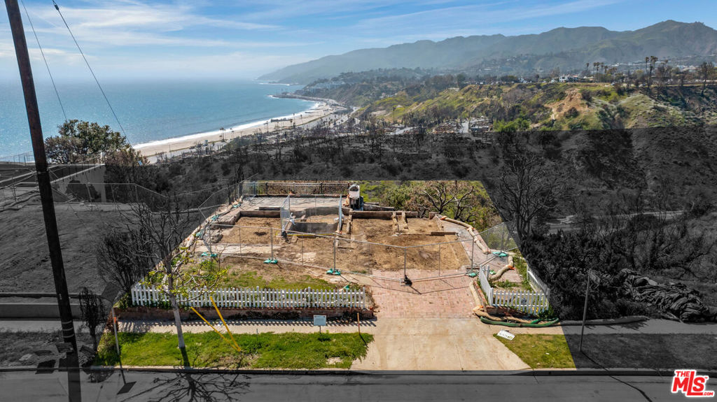 Perched on one of the most prestigious ocean view streets in Pacific Palisades, 365 Mount Holyoke presents a rare opportunity to create a custom dream home on a truly iconic homesite. Encompassing 10,502-square-feet, this bluff-front parcel is positioned along the coveted Via Bluffs, where only a few properties enjoy ocean-facing bluff exposure -- and just 16 boast the privilege of unobstructed views off the back of the lot. Commanding sweeping ocean, coastline, and mountain vistas, the site offers a dramatic natural backdrop for a future legacy home. Whether envisioned by a developer or a discerning end-user, the homesite's prime canyon-rim setting offers major architectural potential -- framing Malibu's coastline, the shimmering Pacific, and the awe-inspiring Santa Monica Mountains in every direction. This exceptional property includes a survey, certified debris removal by USACE, and existing architectural plans for the former residence -- streamlining the process for those eager to build. Previously the site of a 2-story, 3-bedroom, 2-bathroom home spanning 2,544 square feet, the generous scale of the lot opens the door for a larger future residence (buyer to verify). Located just minutes from the heart of Palisades Village, and offering effortless access to Sunset Boulevard, Pacific Coast Highway, and the best of the Westside, this is one of the few bluffside parcels of its kind along the California coastline. With unmatched views, a setting within one of the area's most treasured enclaves, and significant potential, 365 Mount Holyoke is ready to define the next chapter of coastal luxury living in Pacific Palisades.