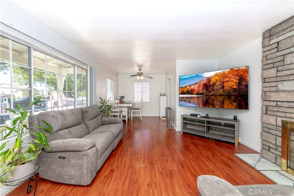 Beautiful, functional gated home in a tree lined street. This 3 bedroom, 2 bath home is sized just right at 1144sf, sitting on a 6820sf lot (as per assessor) that allows room for expansion. Workshop inside the garage, may or may not be permitted. Backyard also features above ground pool, making work and fun possible in this adorable gem of a house.