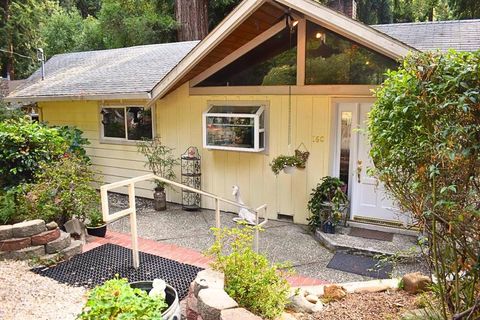 Photo of 160 Nellie Lane, Boulder Creek, CA 95006 (MLS # ML82025263)
