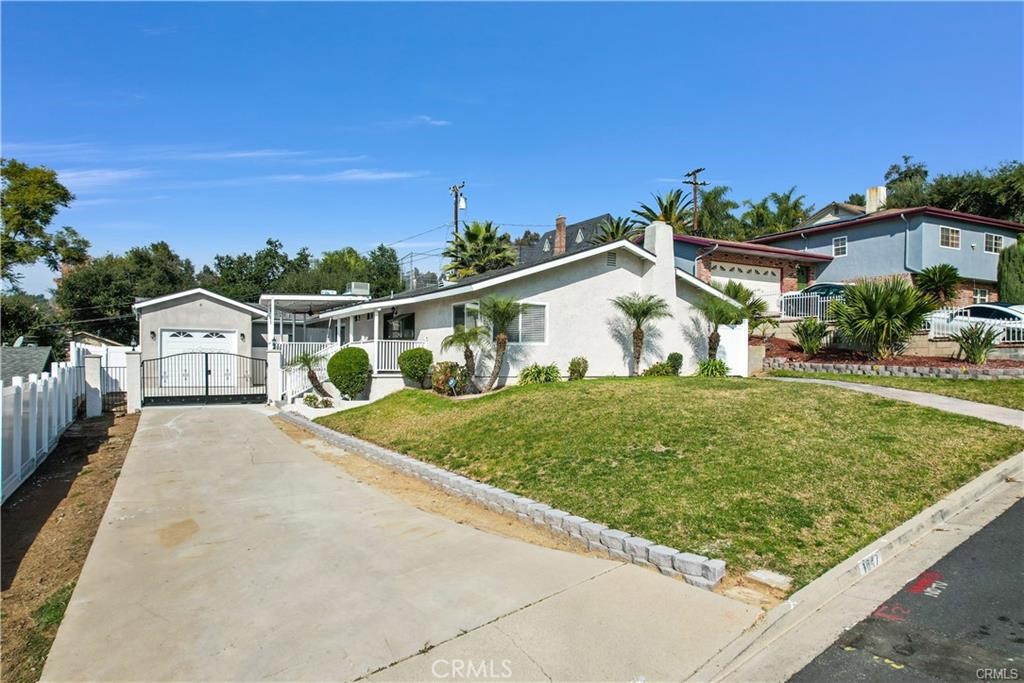 Showings begin Aug 1st.
Welcome to this fully furnished, 3-bed 2-bath turn-key home with one common wall shared. Located in Ganesha Hills on a quiet cul-de-sac. This truly turn-key home includes all staging and all appliances (washer, dryer, dishwasher, stove) except the fridge. A huge driveway that provides parking for multiple cars; a private front porch; along with a gated 1 car garage. Completely remodeled home from Granite counters in kitchen and restroom.
Recessed lighting; and Dual pane windows! Easy commute to local schools, Western University Medical School & Mt. Sac, Cal-Poly. Walking distance to trails; and Bonelli Park! Easy entertainment with the Los Angeles County Fairgrounds. Local to major highways: 10 Hwy, 60 to LA, and 57 to Orange County, or easily take the 71 to Riverside with the 15 to Vegas or San Diego. You can’t beat the access of this location!