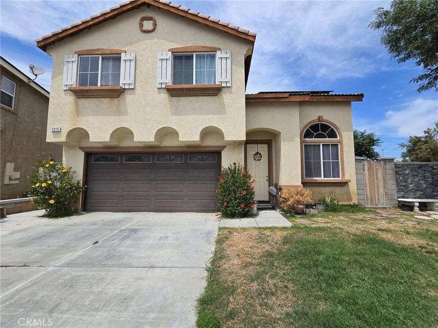 Welcome to this spacious and upgraded 4-bedroom, 3-bathroom home located in a desirable neighborhood of Perris, California. With 2,150 sq ft of living space on a 5,663 sq ft lot, this home offers comfort, style, and energy efficiency — perfect for families or anyone looking to upgrade their lifestyle. Key features- 4 Bedrooms / 3 Bathrooms , Vaulted ceilings , upgraded kitchen , PAID SOLAR , spacious backyard with room to relax play or Garden , Conveniently located near schools , parks , shoppings centers and major Freeways . This Move in ready home won't last
