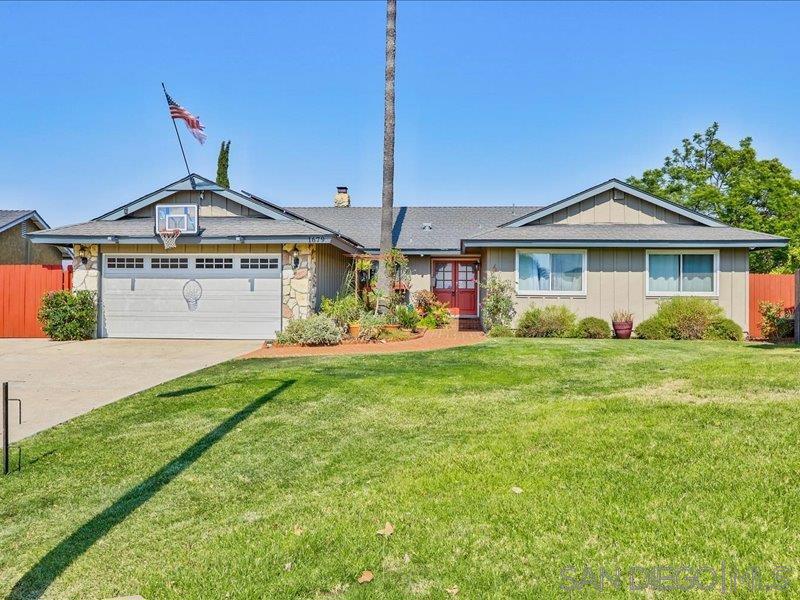 Rarely available in Southwestern College Estates! Remodeled 4BR/2BA single-level home filled with natural light and serene views. Spacious backyard with mature fruit trees—orange, tangerine, lemon, avocado, apple, and lime. No HOA, no Mello Roos, RV parking, and fully paid solar. Upgraded flooring, windows/sliders, cabinets, counters, fixtures, and hardware. Includes appliances, newly installed shed with shelving, lawnmower, and weed trimmer and potted plants. Move-in ready! Enjoy serene views and a spacious backyard—perfect for gardening or relaxing. The gorgeous primary bath boasts a clawfoot tub, ample storage, and a professionally designed closet for ultimate organization. The kitchen features butcher block countertops, deep drawers, a roll-out spice rack, decorative pot rack, and a corner cabinet with rotating shelves—ideal for any home chef. This entertainer’s dream includes upgraded flooring, windows/sliders, cabinets, counters, fixtures, and hardware—plus fully paid solar for energy savings. Extras abound: stand-up freezer, refrigerator, washer/dryer, garage shelving, fire pit, newly installed shed with shelving, lawnmower, weed trimmer, and all potted plants in the patio and front garden. Truly move-in ready—waiting for its forever owners!