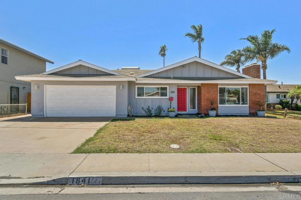 Wonderful Wolviston Way! HUGE Living Room with Magnificent Rock Wall Fire Place, Pride of Ownership, this Single Story is Beautiful! Charming Modern Entry. Enjoy the Huge Kitchen with so much storage, lots of counter space, bright and airy with natural light flowing in through updated windows. Pass through Snack Bar to Formal Dining Room. Large Family Room with access to Covered Patio. Huge Bedrooms with so much space, Primary is so Spacious, En Suite, with Huge closet. Giant Garage with Work Shop Area, and Laundry area. So much space for Entertaining. Large flat usable Backyard, with Mod Planters waiting for your imagination! Cement Pad in back, perfect for BBQ of Future Shed.