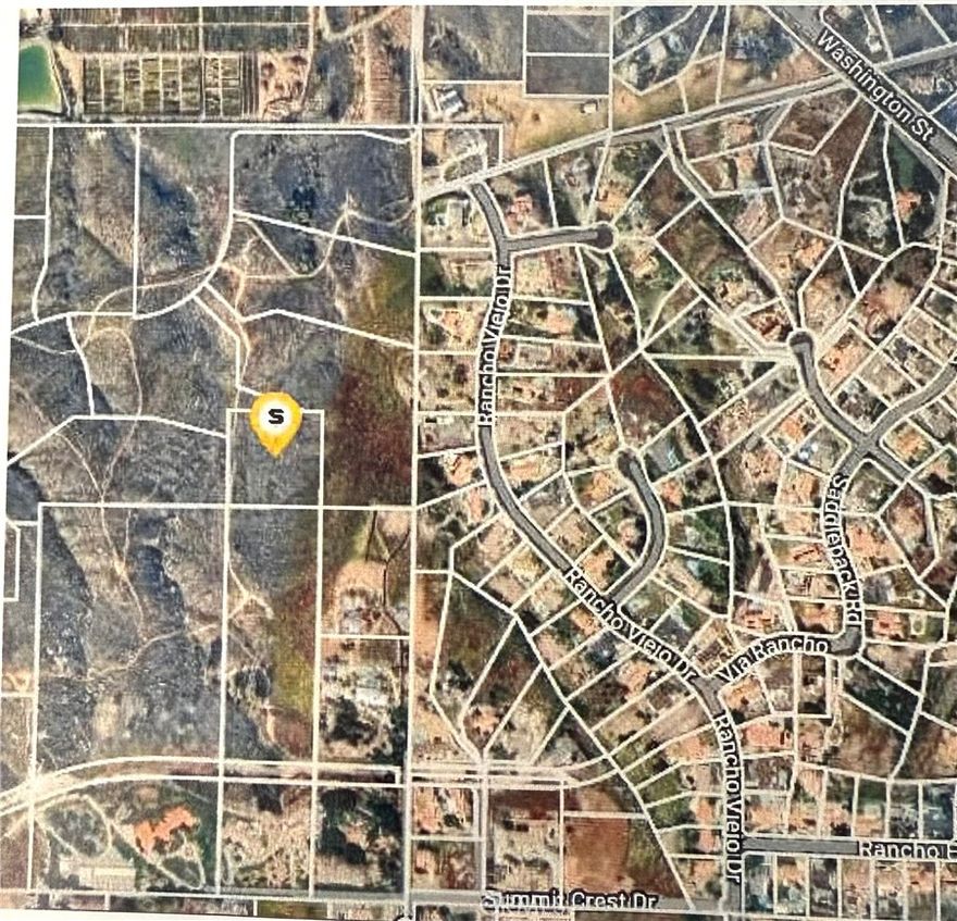 2.5 ACRE LOT IN DESIRABLE WOODCREST COMMUNITY OF RIVERSIDE. FEATURES HILLS, GREAT VIEWS OF CITY LIGHTS AND VALLEY OF RIVERSIDE MOUNTAINS. ENJOY A RURAL LIFETYLE. PLEASE CHECK WITH CITY FOR CONFIRMATION OF ZONING OR BUILDING REQUIREMENTS AND RESTRICTIONS AND EXISTING EASEMENTS AND PROPERTY BOUNDARY LINES. GREAT OPPORTUNITY TO OWN THAT EXCLUSIVE LOT YOU'VE ALWAYS WANTED.