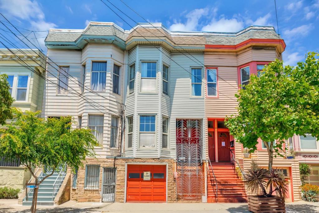 Urban Duplex with Garage & Storage in the Mission. Discover this versatile duplex in San Francisco's vibrant Mission District! With two spacious units, a two-car tandem garage, and a main-floor storage unit, this property is ideal for investors or multi-generational living.The upstairs unit offers 1,147 sq ft with three bedrooms and one bath, filled with natural light. The downstairs unit features 1,000 sq ft, two bedrooms, and one bath perfect for rental income or guests.Additional highlights include secure parking and a storage unit for bikes or seasonal items. The total living area is 2,147 sq ft on a 1,616 sq ft lot in one of SFs most sought-after neighborhoods.Enjoy easy access to the Mission's renowned dining, shopping, and public transit. Whether investing or settling in, this property delivers space, practicality, and an unbeatable location.Don't miss this opportunity.Schedule your private tour today!