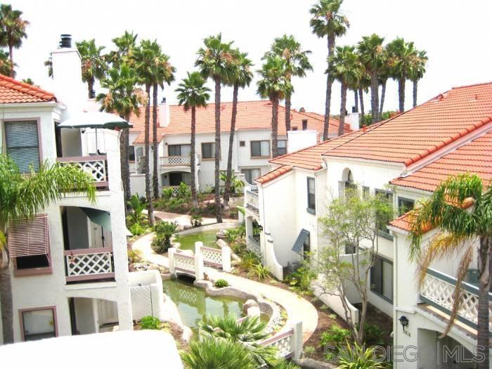 Fantastic location w/ beautiful view of palm trees & ponds. Immaculate top floor home has been remodeled w/ upgraded kitchen & baths. Stainless steel appliances (refrigerator, gas range, microwave & dishwasher). Newer cabinets throughout. Washer & dryer included. Vaulted ceilings. Popcorn ceiling has been removed. Two balconies. Two parking spaces, one covered. Light, bright and open floorplan. Top floor, no one above you. Convenient to freeways & shopping. No Mello-Roos tax! Award winning Poway Schools! Complex Features: ,,, Equipment: Dryer, Range/Oven, Washer Other Fees: 0 Sewer: Sewer Connected Topography: LL