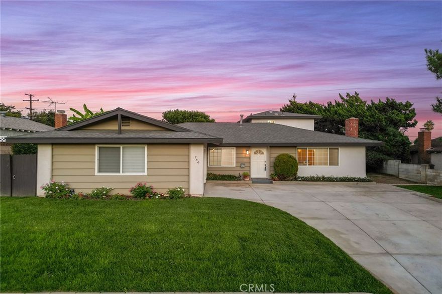 Discover a peaceful retreat at 750 N. Northcape Avenue, situated on a tranquil cul-de-sac in San Dimas. This delightful and bright home features a suite with an upgraded ensuite bathroom, along with two other bedrooms and a full bathroom on the first floor. The second floor offers a newly remodeled master suite with an elegant spa-like bathroom and a walk-in closet. The home provides ample room for relaxation and entertainment, featuring a beautiful and airy living room and an extra grand family room, all in an open concept layout with an upgraded kitchen and dining area in between. The layout is perfect for a large or multi-generational family living together. The expansive lot in the back presents exciting opportunities, such as adding an ADU or pool. Breathtaking mountain views can be enjoyed both indoors and outdoors.  Home also provides 2 car garage in addition to spaces in the driveway to park extra cars and RV.  The location is ideal, being close to Freeways 210 and 57, and situated near charming Downtown San Dimas and the Glendora Marketplace Shopping Center, offering endless retail and restaurant options. For nature lovers, the home is short drive away from beautiful trails. All of above comes with top notch schools in Bonita Unified School District.  Embrace the perfect blend of tranquility and accessibility in this charming residence!