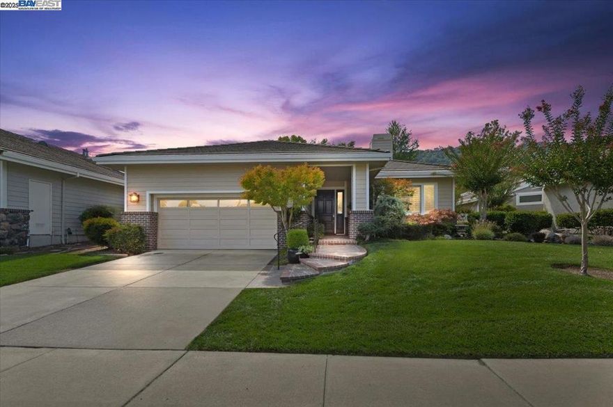 Resort style living in this Gorgeous, Highly Updated 1 story, 2520 sq. ft. 2.5 bath home Located on a quiet ct. in the Foothills of Pleasanton's prestigious gated community at Lower Golden Eagle!!! THIS HOME IS A MUST SEE!!! Light and airy, totally remodeled Living room including top of the line flooring, custom mirror, soaring ceilings, multiple skylight, and Plantation Shutters throughout the home. The custom remodeled Chef's kitchen includes custom cabinets, Granite counters, Hugh granite island, Stainless updated appliances, and custom lighting throughout! The primary suite is serene with sliding doors leading to a park-like backyard patio area.  The Master bath has been tastefully updated with granite counters, tile flooring, and tile shower, including a larger walk-in closet! This 2520 sq ft. home includes 2 other bedrooms separated by a Jack & Jill Bath, Walking trails surround this development also a Community Pool, Tennis Courts, and a Natural Creek. There is a 2 car garage, close to Downtown Pleasanton, shopping, freeway, Bart, Livermore wineries,