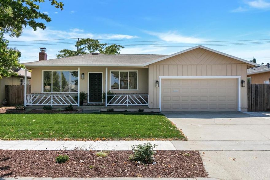 Situated on a tree-lined street in a wonderful quiet Cambrian neighborhood in San Jose, this home is the perfect blend of comfort and convenience. As you approach, the inviting exterior is extremely fresh and welcoming with brand new landscaping and a brand new paint job. Inside you will find a stunning and well-maintained interior with brand new paint, lots of natural light, gorgeous refinished floors and brand new light fixtures throughout. It's open, flowing floor plan with 3 beds/2baths gives the home an airy, comfortable feel, with three bedrooms providing plenty of space and versatility. Between the living and family room, you'll have ample room for relaxation. Outside, the spacious backyard, complete with a beautiful overhang, is the perfect setting for a party or cookout. It features a two-car garage that provides ample parking and storage. The home's location is ideal, in close proximity to shopping, dining. This home presents an amazing lifestyle - it is a must-see!