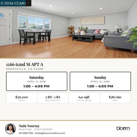 Photo of 1266 62nd St #A, Emeryville, CA 94608 (MLS # 41129735)