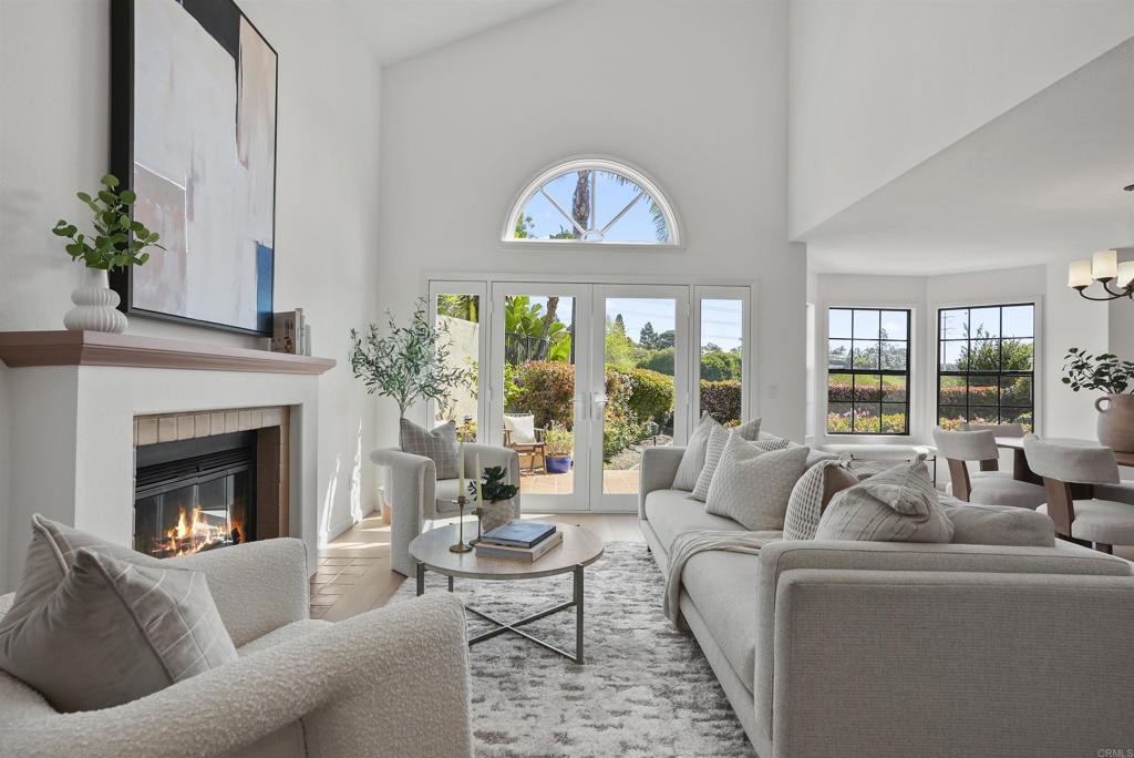 Imagine a place that checks every box. A big, beautiful single family home with a quiet, private backyard. An exceptionally convenient location, just minutes away from all the best spots in Solana Beach and Del Mar — shops, restaurants, beaches, schools, parks, the racetrack and more. A panoramic golf course view. A fully renovated gem that’s move-in ready. Welcome to 1240 Ladera Linda. As you enter the living room, you’re greeted by soaring ceilings and new Italian white oak floors that radiate warmth. Expansive new French doors lead out to the beautifully landscaped gardens — perfect for relaxing and entertaining. At the heart of the home is a bright, completely refreshed kitchen with brand new appliances and fixtures. The open design flows seamlessly into the family and dining rooms, creating an ideal space for big family gatherings or quiet nights by the fireplace. A stunning spiral staircase leads to the expansive primary retreat, with panoramic views of the Lomas Santa Fe golf course. Your ensuite bathroom is a spa-like sanctuary with new Caesarstone quartz countertops, vanities, and beautifully designed shower and tub. Situated in the gated community of Las Vistas, you’ll enjoy access to a sparkling pool, two tennis / pickle ball courts and other amenities.