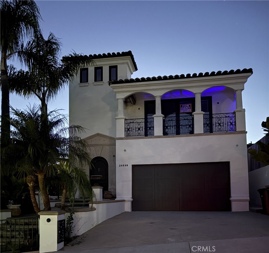 Custom Mediterranean OCEAN VIEW villa in highly sought after Capistrano Beach. Large ocean view with additional large ocean view deck. Separate guest house, 10 ft ceilings, freshly painted inside and out. Stone and wood floors throughout. 2 of the upstairs bedrooms are newly carpeted, the other 2 are hardwood floors. Stone separate atrium, stone covered patio, and entire rear yard overlook the Pebble Tec pool and large spa. Can be fully furnished for $18,500. Available Immediately!