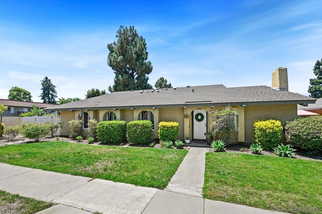 Welcome to this beautifully updated single-level home in Oceanside, offering comfort, style, and convenience. The bright and airy living space features vaulted ceilings, abundant natural light, and a cozy fireplace. The remodeled kitchen showcases modern cabinetry, and a breakfast counter that opens to the living area—perfect for casual dining and entertaining. The spacious primary suite includes private patio access and its own en-suite bath for added comfort. Enjoy a low-maintenance backyard, ideal for relaxing, along with an attached two-car garage. Central A/C ensures year-round comfort. Residents of this well-maintained community enjoy access to great amenities including a sparkling pool and spa. Ideally located near shopping, dining, parks, golf courses, Oceanside Harbor, Camp Pendleton South, Highway 76, and Interstate 5—this home offers the perfect coastal lifestyle!