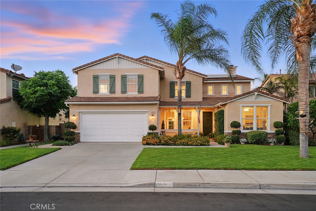 Don't let this rare "first time on the market" opportunity pass you by to own one of EASTVALE'S ENTERTAINING DELIGHTS. This gorgeous home has been well maintained and loved on by the original owners since 2002. It features PAID OFF Solar, a spectacular POOL & SPA with an outdoor BBQ, and a spacious floorpan with LARGE BEDROOMS including a DOWNSTAIRS BEDROOM with a FULL BATHROOM. Additionally this home is situated in one of Eastvale's most desired CUL-DE-SAC locations allowing for a WALKABLE distance to parks, schools, the Community Center and grocery shopping. Have cars and toys? This home is perfect for storing your cars/toys/boat in the FOUR CAR TANDEM GARAGE. That's right! Room for 4 cars and plenty of storage too.
CHECK BACK SOON for more information on private tours and open house showings. You definitely do not want to miss this one!