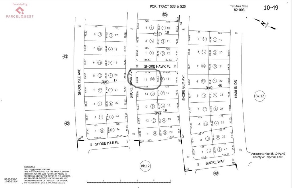 VACANT LOT IN THE CITY OF SALTON SEA,IMPERIAL COUNTY.