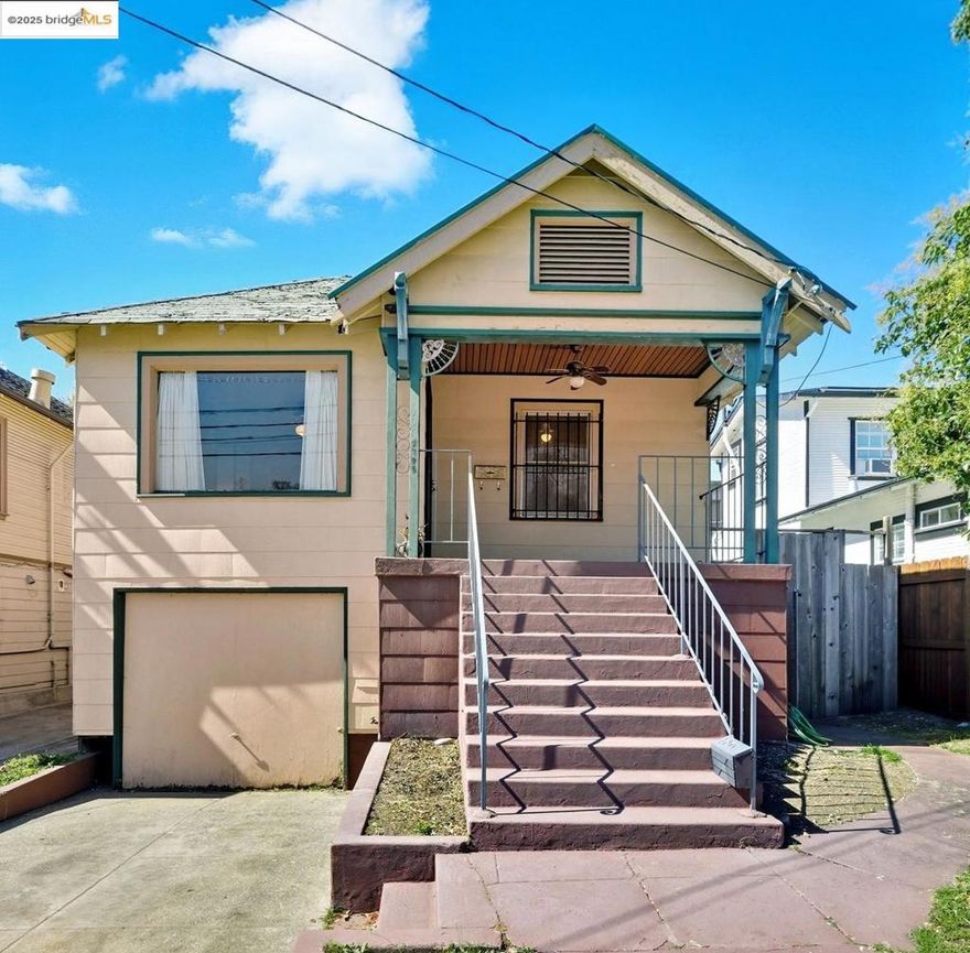 Excellent opportunity to bring your dream home to life! This charming fixer-upper, owned by the same family for over 50 years, is full of character and potential. Nestled in a quiet, well-maintained neighborhood, it offers the perfect canvas for your vision. Ideal for commuters, with convenient access to the 580 corridor for easy travel across the Bay Area. Enjoy nearby outdoor escapes like Central Reservoir Park and Sausal Creek, as well as the vibrant Fruitvale and Dimond Districts, celebrated for their local shops, cafes, and eateries. Bring your creativity and transform this property into a beautiful home or a smart investment in a highly desirable location. Don’t miss this exceptional opportunity!