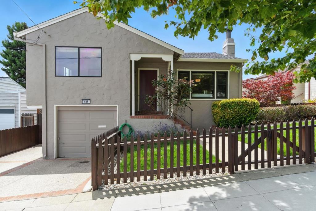 Welcome to 535 Acacia Avenue, a beautifully updated 3 bed, 2 bath home in one of San Bruno's most desirable neighborhoods. Enjoy all the space this residence has to offer, from the two living spaces, large dining room, and updated kitchen - with a pantry! Downstairs features a semi-finished living space that could be enjoyed as a home office, workout space, playroom - or even all three! The expansive backyard has an amazing patio, grass area, and fruit trees (lemon & avocado) - also not to be missed, the raised planters with tomatoes! Just minutes from downtown San Bruno, the newly renovated City Park & Rec Center, YouTube Headquarters, and Bayhill Shopping Center, with easy access to Highways 280 and 101, this home blends tranquility with unbeatable convenience.