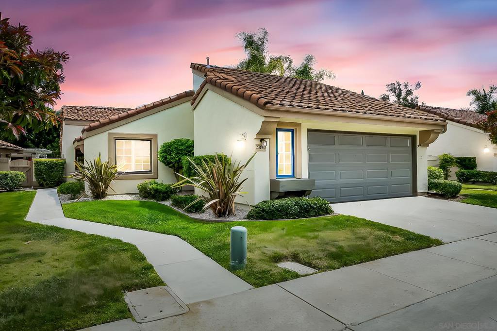 Back on the market again, this time with a clean slate and motivated sellers. After a few unusual buyer situations caused previous escrows to fall through, this beautifully remodeled home is ready for its next opportunity. The sellers are experienced, easy to work with, and open to fair offers within their bottom line. Live the sweet life in Rancho Bernardo. Nestled in the scenic rolling hills of this sought-after community, you’ll find a move-in-ready home inside the gated neighborhood of Chapala, perfectly positioned along the Oaks North Golf Course. Enjoy sweeping 250-degree golf course views and an expansive backyard designed for entertaining or quiet evenings outdoors. Inside, the home blends modern updates with timeless comfort, offering bright open spaces and stylish finishes throughout. Residents of Chapala enjoy access to a resort-style community center with pool, spa, and top-tier amenities. Whether you’re winding down after a round of golf or visiting nearby wineries, this home captures the best of North County living—easy, relaxed, and full of charm.