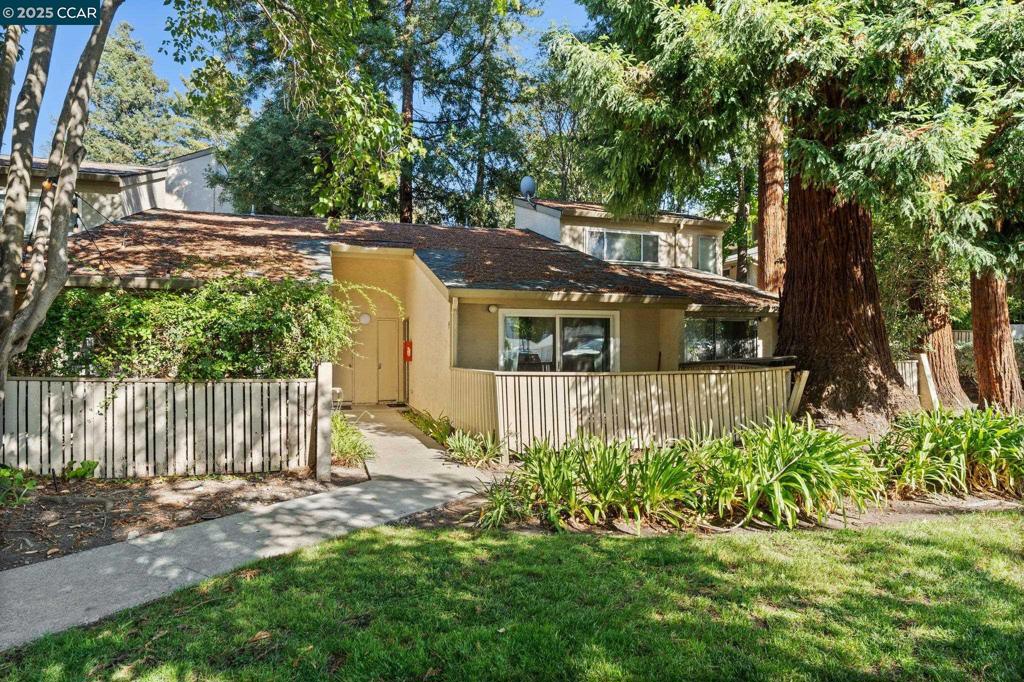 BEAUTIFUL! Completely Renovated in 2023, Single Story, With No One Above, New insulation, Electrical Panel, Energy Efficient AC & Heat. Kitchen, Stainless-Steel Appliances, Corian Countertop, Undermount Solid Rock Sink, Bathroom With a Modern New Vanity with a Custom Corian Rock Top, Black Nickel Faucet, Roman Style Shower. Bedroom Closet With Attached Organizer. Delightful Finishes and Updates Offer a Contemporary Look and Comfortable. Conveniently Located, Next the Iron Horse Trail, Walking Distance to Bart, Blocks from HWY 680, Dining and Shops and Downtown.