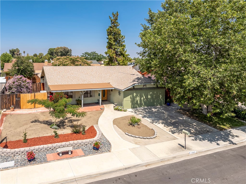 First Time on the Market in Over 30 Years! Welcome to 25187 Lincoln Ave — a lovingly maintained 3-bedroom, 2-bathroom home tucked away near the end of a quiet, dead-end street. Built in 1985, this home offers the charm of country living with the convenience of being just minutes from town. Step inside to find a light and bright atmosphere with soaring high ceilings in the living room and a cozy wood-burning stove insert in the fireplace. The extra-large primary suite features double-door access to a spacious enclosed patio room — perfect for morning coffee, hobbies, or entertaining guests. Thoughtful upgrades include fresh interior paint, new tile flooring, brand-new carpet in the guest bedrooms, all-new window shades, and updated faucets and shower heads in both bathrooms. The SOLAR SYSTEM was installed in 2022 and provides energy efficiency year-round. Enjoy outdoor living with a large covered patio and a roomy shed for storage. Peaceful, private, and full of pride of ownership — this home is a rare find you won’t want to miss!