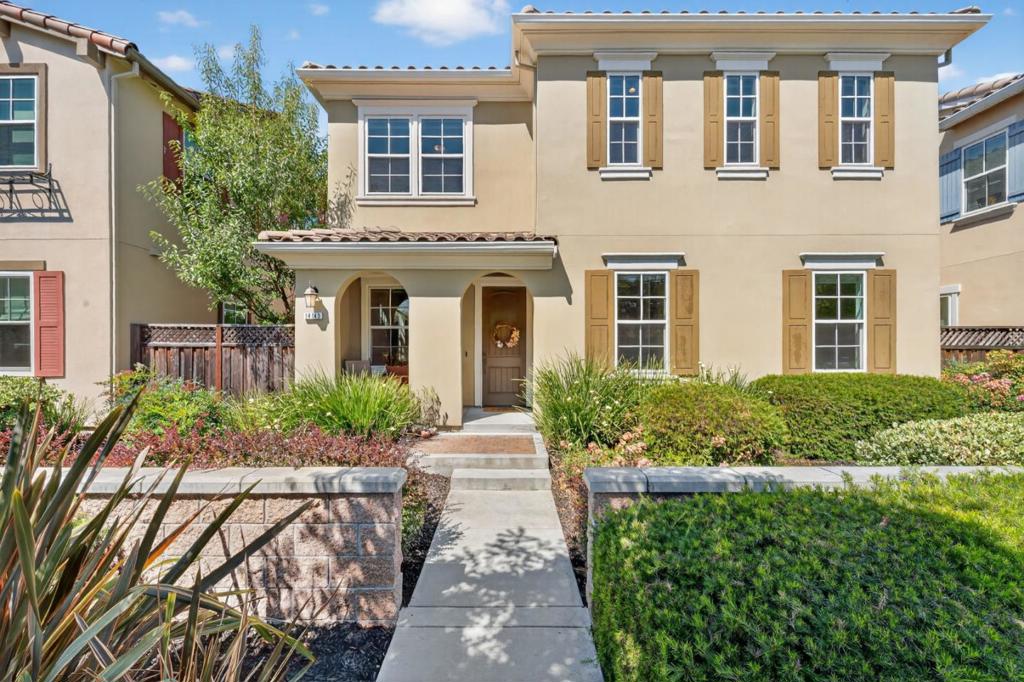Stunning detached SFR home in the European-inspired Santina community in Los Gatos, featuring soaring high ceilings and elegant design. Purchased from the builder with over $97K in premium upgrades and thoughtfully enhanced by the current owners. The gourmet kitchen offers upgraded cabinetry with custom glaze, Café stainless steel appliances, granite countertops, custom backsplash, and under-cabinet lighting. Wide-plank oak hardwood floors, crown molding, upgraded tile and stone baths, and plantation shutters add to the refined style. Owner improvements include a ground-floor wine room, custom cabinetry in the primary closet and garage, 60A Level 2 EV charger, backyard paver patio, Nest-controlled dual-zone heating and AC, and professionally installed solar panels (owned). With designer finishes, a landscaped patio for entertaining, and a prime Los Gatos location near Bay Club Courtside, Rinconada CC, and top-rated schools, this home offers style, function, and quality in every detail. The versatile floor plan also includes a downstairs bedroom with a full bath, offering comfort and privacy for visiting guests.