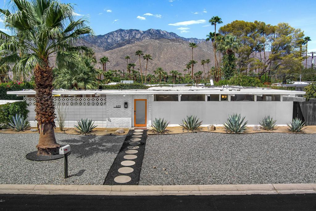 Tucked away in the sought-after Little Beverly Hills neighborhood of Palm Springs, this Mid-Century Modern retreat captures the essence of desert living. Designed for both relaxation and play, the home features 4 bedrooms and 3 bathrooms, fully furnished and ready to enjoy. Currently operating as an active vacation rental with a strong rental history, it offers both lifestyle and investment appeal (buyers to verify permits; vacation rental permits remain available in the area).The outdoor spaces feel like a private resort. A sparkling pool and spa are framed by mountain views, while a firepit invites starlit gatherings. A cabana creates a perfect lounge or nap spot with room for outdoor dining, storage, and even a bed and sofa to soak in the beauty of the San Jacinto mountains. For a playful touch, there's ping pong, corn hole, and grilling up meals to share with friends and family.Blending iconic Mid-Century style, comfort, and fun, this home is a true Palm Springs escape where every day feels like vacation.