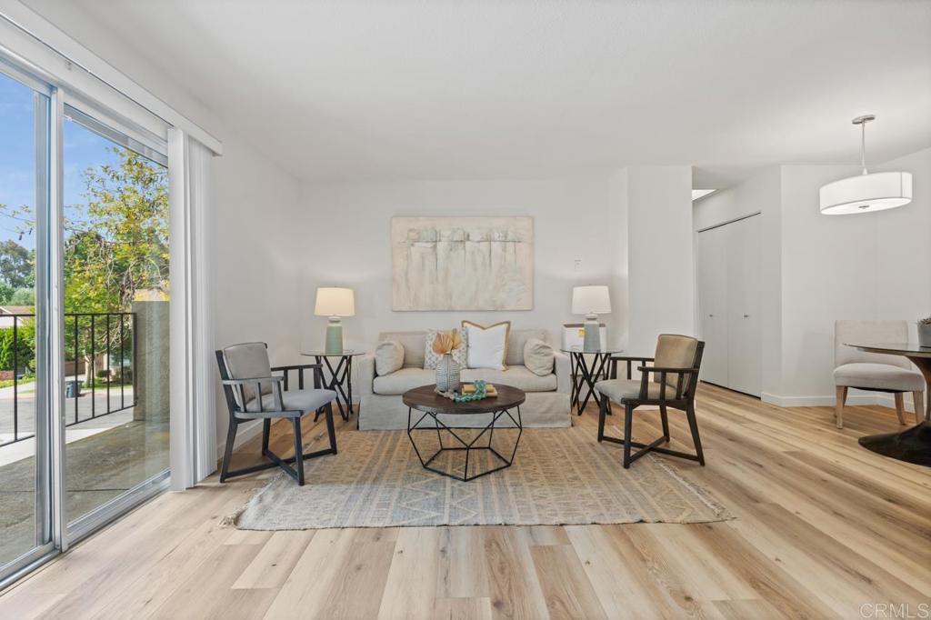 Beautifully Updated Townhome in Prime University City Location! Welcome to this charming 2-bedroom, 1.5-bath townhome ideally situated in the heart of University City, just minutes from the vibrant UTC Mall and UCSD. Enjoy the ultimate San Diego lifestyle with easy access to Pacific Beach, South Mission Beach, La Jolla Shores, and La Jolla Cove—all just a 10-minute drive away. Freshly painted and move-in ready, this home features stylishly updated bathrooms, modern flooring throughout, and a bright, open living space perfect for relaxing or entertaining. The well-maintained community offers a sparkling pool and lush landscaping, creating a tranquil atmosphere to come home to. Whether you're a first-time buyer, downsizer, or investor, this location offers unbeatable convenience, top-rated schools, and close proximity to world-class dining, shopping, and coastal recreation. Don’t miss your chance to own a slice of San Diego’s most desirable living!