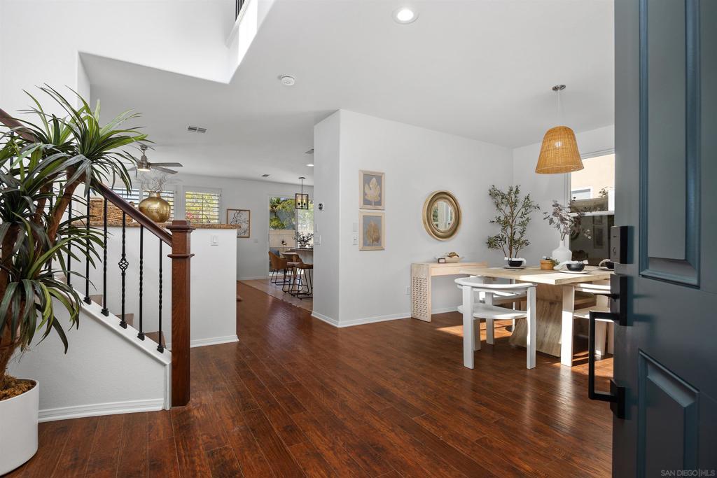 Beautiful Family Home w/ approximately 2,227 sq/ft of living space with fresh paint "Alabaster White" and is move in ready. The 3 Larger bedrooms and 3 bathrooms floor plan offers ample room for comfortable living. Included is a large versatile loft area that can be utilized for a variety of purposes, such as a home office, media room, or recreational space. Upper level laundry is a huge bonus. The property is situated in a private community with access to community parks, providing opportunities for a great family environment. The location is well-suited for families seeking close proximity to the local Elementary and High schools. Also, very close to the YMCA, Shopping malls, Grocery store, and access to the main highway. The primary bedroom features an en-suite bathroom, offering a private and convenient space. Overall, this residence presents a welcoming and accommodating living environment.