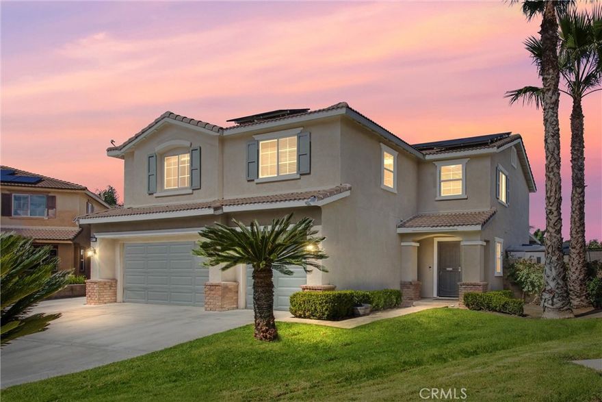 Entertainer’s Dream Home situated in the highly sought-after Orangecrest community of Riverside! This beautiful Mission Ranch home is located on a Cul-de-Sac Lot with LOW HOA!

Situated on an over 13,000 sq. ft. lot backing to a peaceful orange and avocado orchard, this 5-bedroom, 3-bath home offers 2,870 sq. ft. of beautifully upgraded living space. Features include a 3-car garage with 220 outlet, RV parking with pull-through gate and on-site RV dump, plus owned solar and separate solar heating for the pool. The backyard is an entertainer’s paradise with a custom saltwater pool and spa featuring grotto, waterfalls, 25-ft slide, fire pit, and outdoor bathroom. Enjoy a full Viking outdoor kitchen with granite counters, 42" grill, side burners, cocktail station, double-tap kegerator, fridge, and bar seating beneath a custom insulated patio cover with fans and TV hookup. Inside, the open-concept Viking kitchen flows into the family room and offers granite and butcher block counters, walk-in pantry, and Sub-Zero fridge. Formal living and dining areas, an upstairs loft with built-ins, laundry room, and a marble primary suite with dual shower heads and huge walk-in closet complete this exceptional home. This won't last long!!