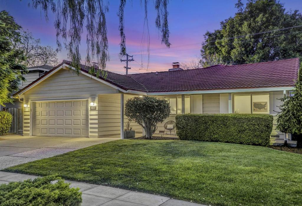 Beautifully updated 4-bedroom, 2-bathroom home in one of Sunnyvale's most desirable neighborhoods! This spacious residence features a thoughtfully designed layout with separate living and family rooms, an open-concept kitchen with modern finishes, a cozy fireplace, and engineered wood floors throughout. Fresh interior paint and a classic tile roof add to the home's charm and durability. The lush backyard offers mature landscaping and a patio perfect for entertaining or relaxing outdoors. Located just a block from Sunnyvale Middle School and near Cumberland Elementary, De Anza Park, Starbucks, and shopping/dining at Westmoor Village. Only minutes from the tree-lined streets of Downtown Sunnyvale, ideal for outdoor dining and community events. Commuters will love the easy access to Hwy 85, El Camino Real, Sunnyvale-Saratoga Road, and bike paths to major tech campuses, including Google. Top-rated schools include Cumberland Elementary, Sunnyvale Middle, and Homestead High (buyer to verify).