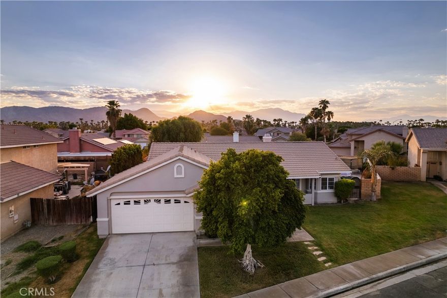 Welcome to Mariposa House—your turnkey desert oasis and proven 5-star short-term rental! This fully remodeled 5BD/3BA home is a great income-producing STR and could be a beautiful primary residence, featuring an open layout, updated kitchen with modern appliances, new flooring and showers, and Smart TVs in every bedroom. Offered fully furnished, including kitchenware and linens, it is truly move-in ready. The resort-style backyard includes a gated pool and spa, outdoor movie projector, putting green, pool table, shaded gazebo with lounge seating, grill, and full poolside bathroom—perfect for entertaining, relaxing, or hosting guests. Investors will appreciate the strong rental history and festival-season demand with income potential starting day one, while families and end-users will love the spacious layout, safety-gated pool, and versatile outdoor living. Currently operating as a successful STR, the home is offered fully furnished with potential annual gross revenue over $103,000 and cap rates up to 8.4% (self-managed) or 6.8% (professionally managed), making it an ideal choice for those seeking a proven income property, a serene getaway, or a unique desert home in one of the area’s most desirable locations.