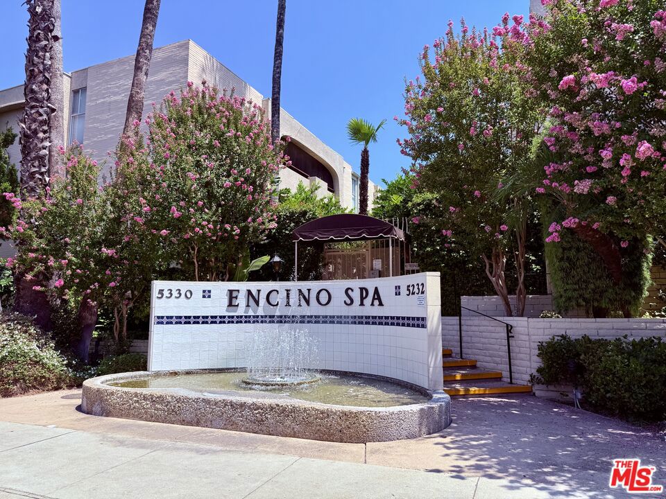 Beautiful Townhouse in Highly Desirable Encino Spa! Offering almost 2,000 sqf of comfortable living space, 3-bedroom, 3-bath featuring an open and airy floor plan, a large living room with fireplace and soaring ceiling, formal dining, and a charming patio perfect for outdoor relaxation. Upstairs, the expansive primary suite boasts a private balcony, a large closet, and an en-suite bathroom. Two additional bedrooms and bathrooms provide plenty of room for family, guests, or a home office. Lots of closets and storage space throughout. The private two-car garage offers direct access into the unit for ultimate convenience. Located in a beautifully maintained park like grounds, where residents enjoy lush landscaping, a sparkling pool, spa, clubhouse, with easy access to place of worship, shopping, dining.