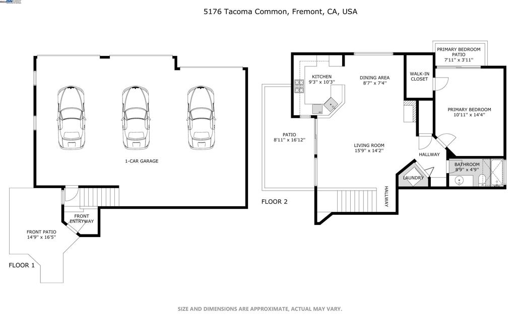 Modern Floor Plan--Condo In North Fremont. Situated in a Quiet Well-Maintained Complex in the Highly Sought After Ardenwood Community. WalkingDistance to Parks, Schools, Coyote Hills Regional Park & Historic Ardenwood Farm Public Park, and more. Spectacular Floor Plan with Modern OpenConcept Design. This Location is Truly Amazing: Light & Bright with Plenty of Natural Sunlight. Completely Move-in Ready: Fully Update Kitchen with NewlyInstalled Quartz Countertops, New Sink, New Faucet, Stainless Steel Appliances & Freshly Painted Cabinets. White Shaker Kitchen Cabinets (Solid WoodConstruction). Recently Painted Interior & Recently Installed Carpets: Fully Updated Bathroom with New Vanity & Travertine Tile Shower Surround. DualPaned Windows & Sliding Doors: Newer Light Fixtures: Two Balconies: Large Master Bedroom with Walk-In Closet: Split-Level Design with Attached 1-CarGarage: Move-in Ready! Easy Access to I-880 & Only Minutes from Dumbarton Bridge. A quick 10-minute drive to BART Station. Forest Park Elementary,Thornton Middle School, & American High School. Open House Sun 6-29 from 1 to 4pm